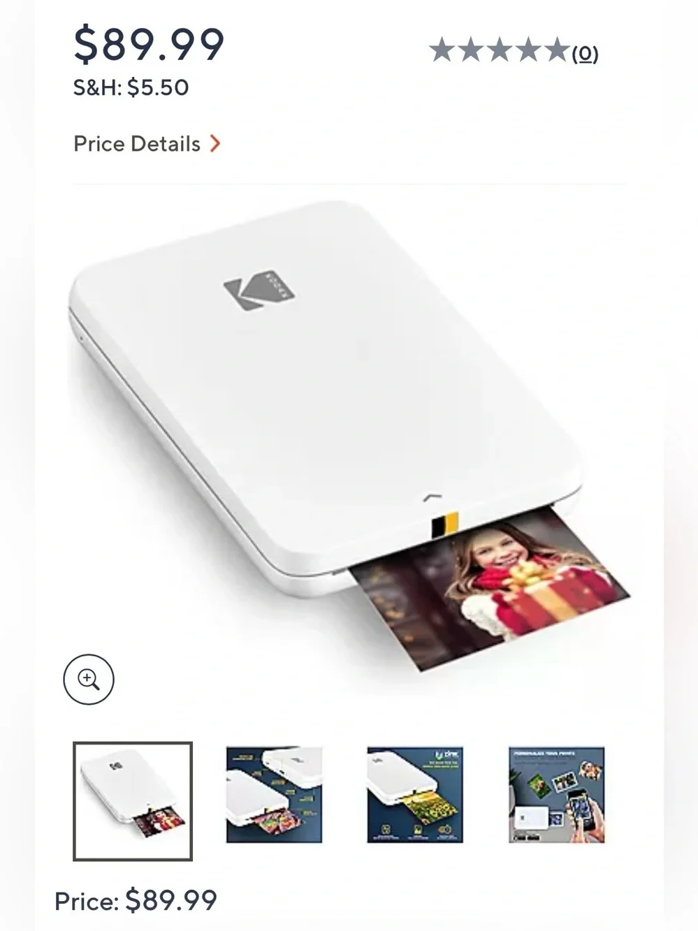 Kodak **comes three